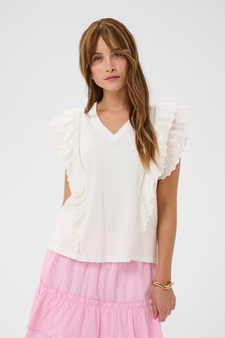 CULTURE - Camiseta 'CUMaisy Gith' en blanco: frente
