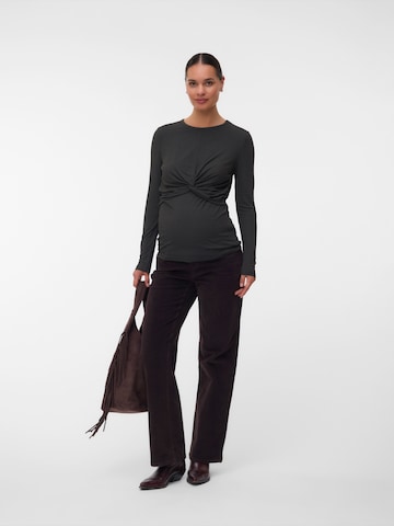 Vero Moda Maternity Bő szár Nadrág 'TESSA' - barna