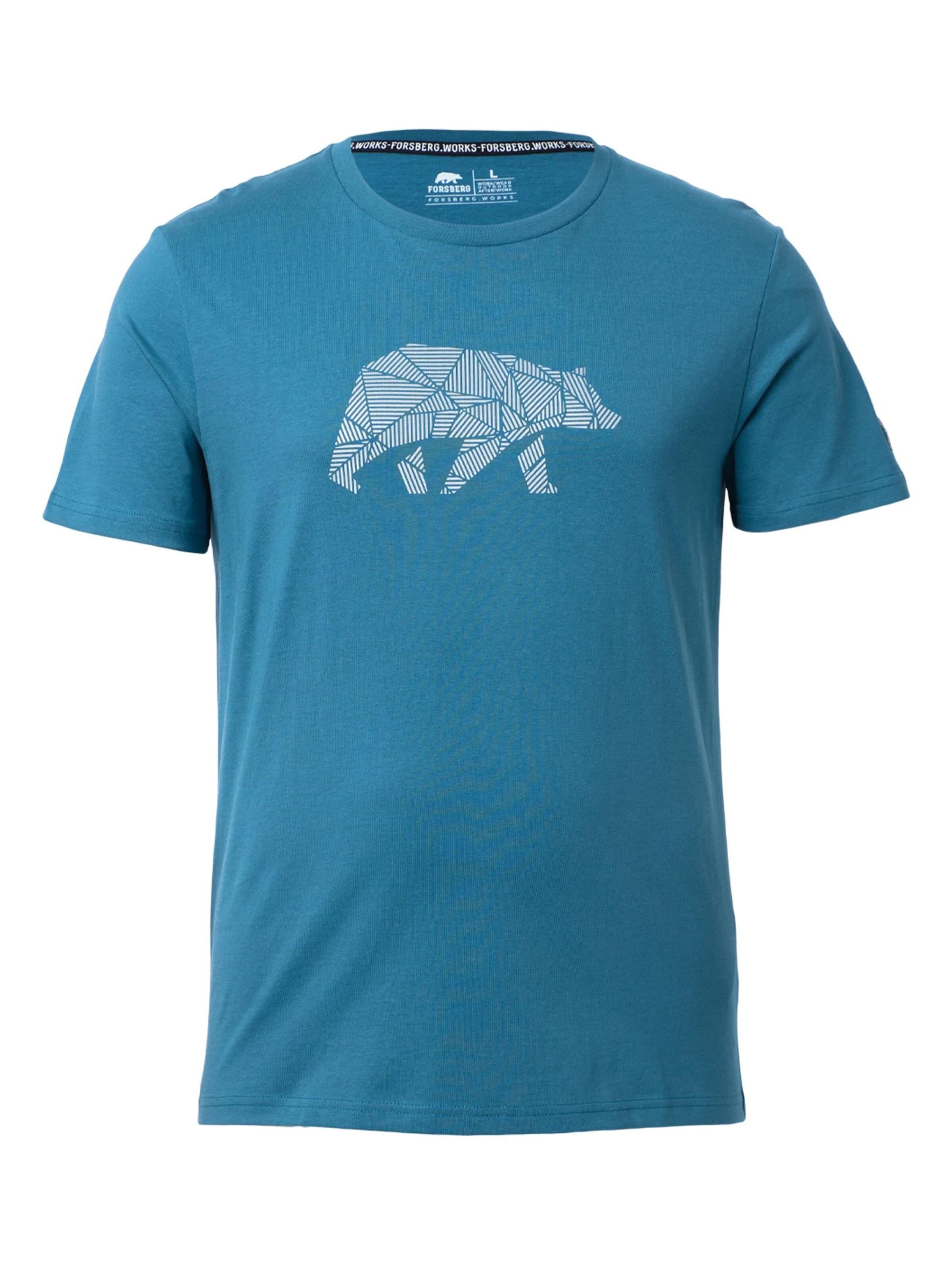 FORSBERG Shirt in Blue: front