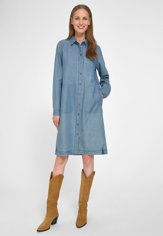 Peter Hahn Shirt Dress in Blue