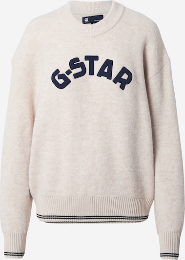 Pulover G-Star RAW pe crem / negru, Vizualizare produs