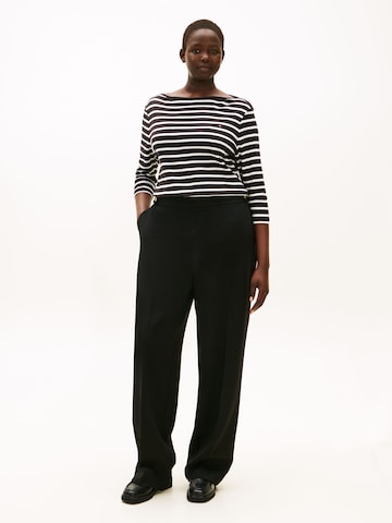 Tommy Hilfiger Curve Тениска в черно