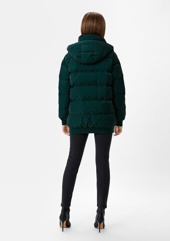 comma casual identity Winter Jacket in Green: back