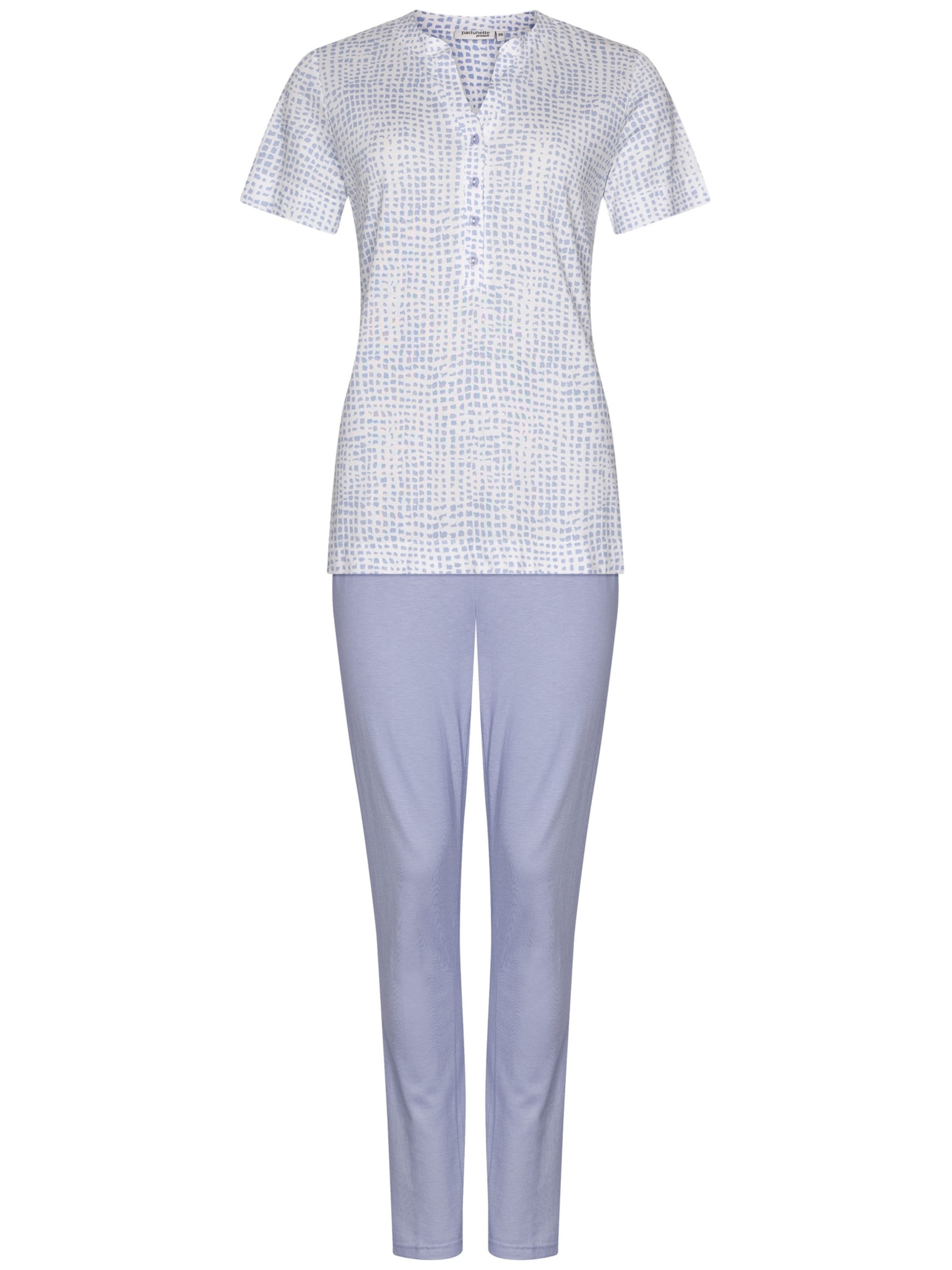 Pastunette Pyjama‌‌‌‌‌‌‌‌ in Blau: Vorderseite