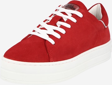 BULLBOXER - Zapatillas deportivas bajas en rojo: frente