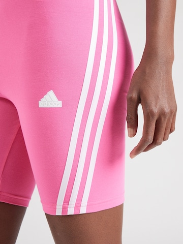 ADIDAS SPORTSWEAR Skinny Fit Спортен панталон 'Future Icons' в розово