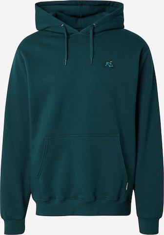 Sweat-shirt 'Peaceride' Iriedaily en vert : devant