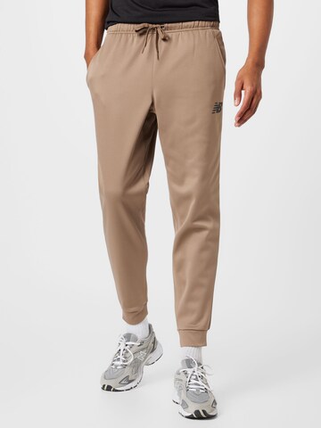 new balance Tapered Workout Pants 'Tenacity' in Beige: front
