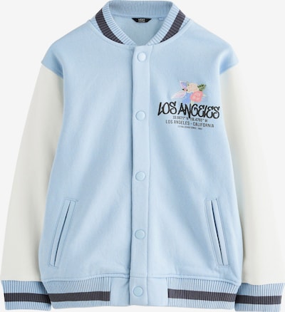 Next Välikausitakki värissä laivastonsininen / vaaleansininen / syreeni / valkoinen, Tuotenäkymä