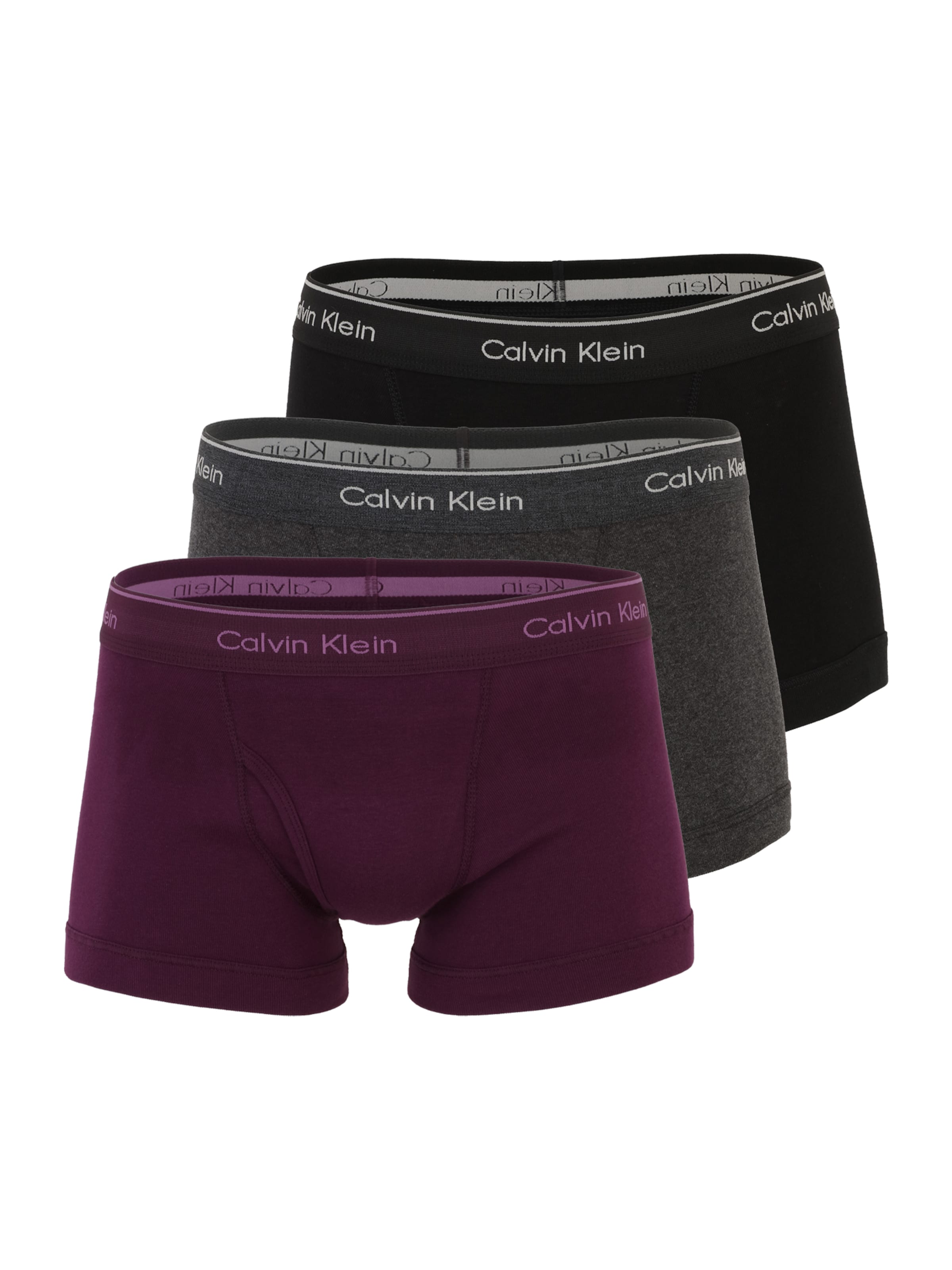 Boxeri de la Calvin Klein Underwear pe gri: față