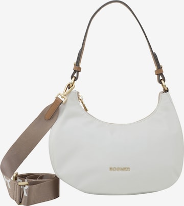 BOGNER Shoulder Bag 'Klosters' in White: front