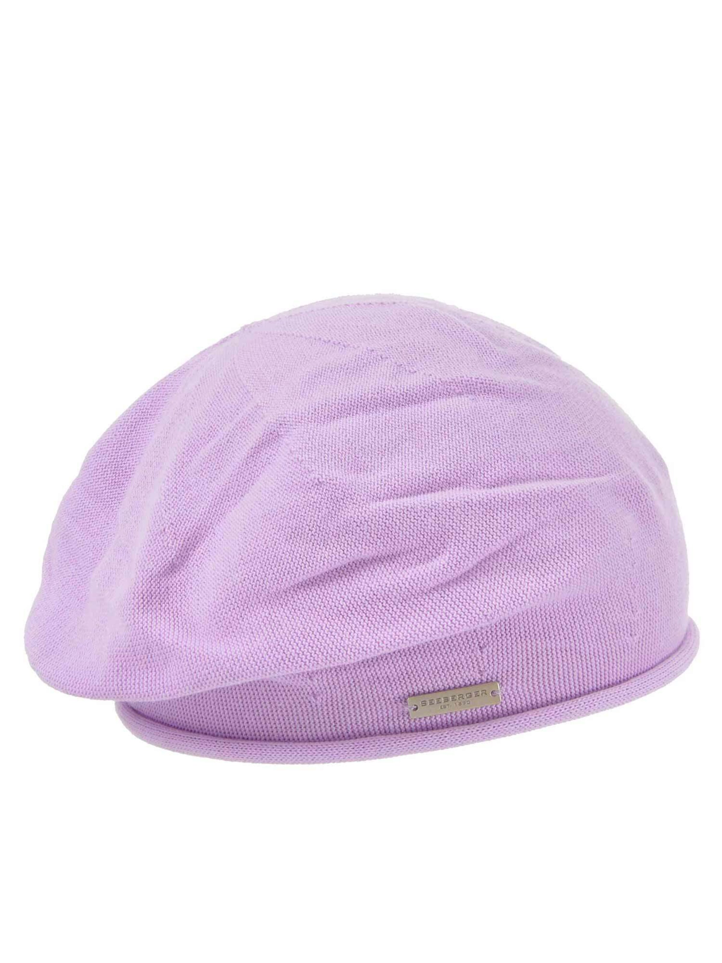 Seeberger Mütze 'Mütze'‌‌‌‌‌‌‌ in Lila: Vorderseite