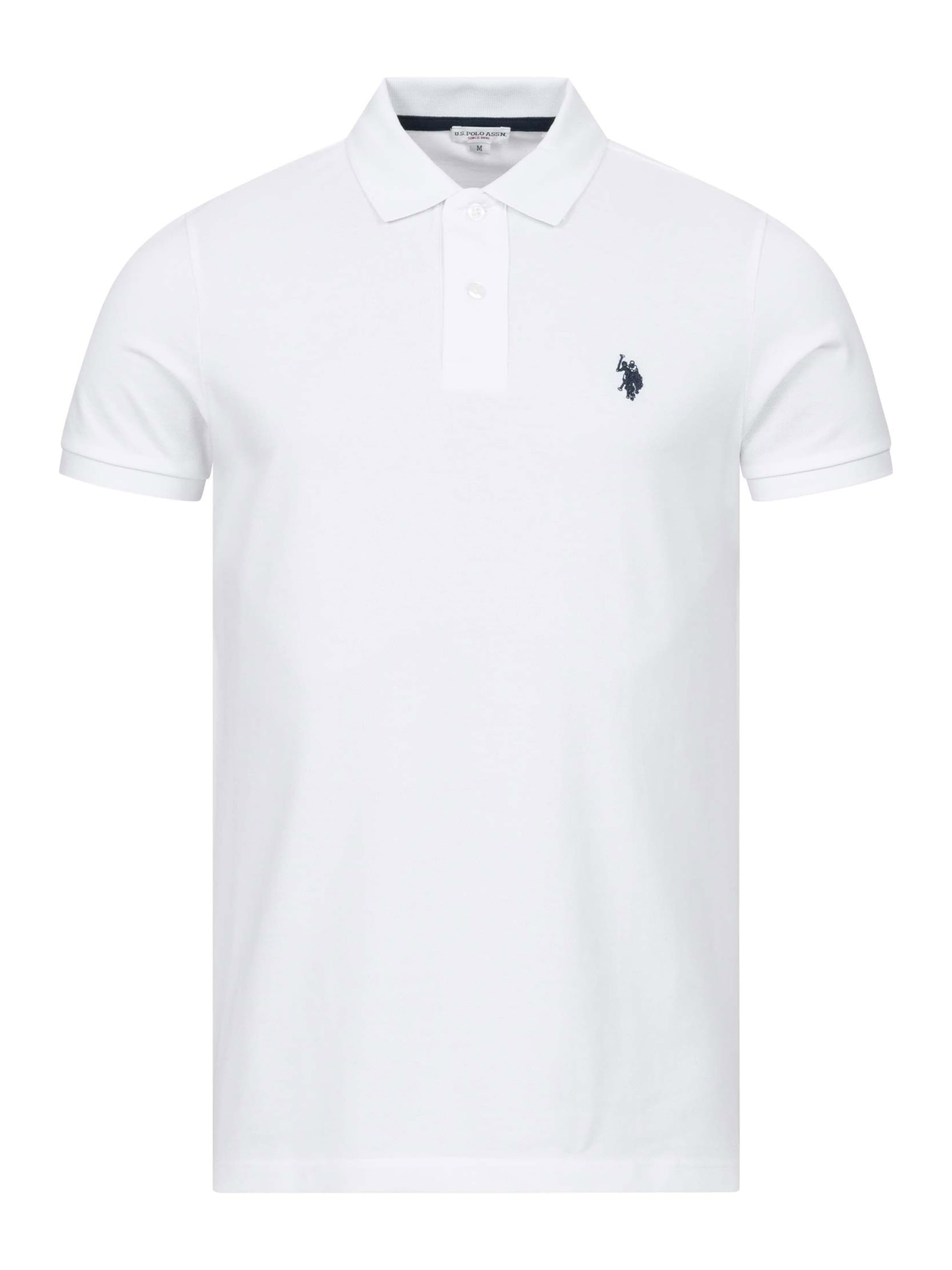T-Shirt U.S. POLO ASSN. en blanc : devant