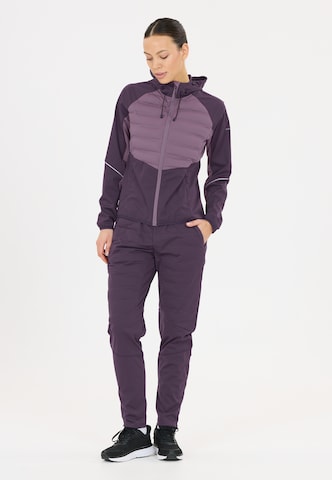 ENDURANCE Slim fit Workout Pants 'Eluna' in Purple