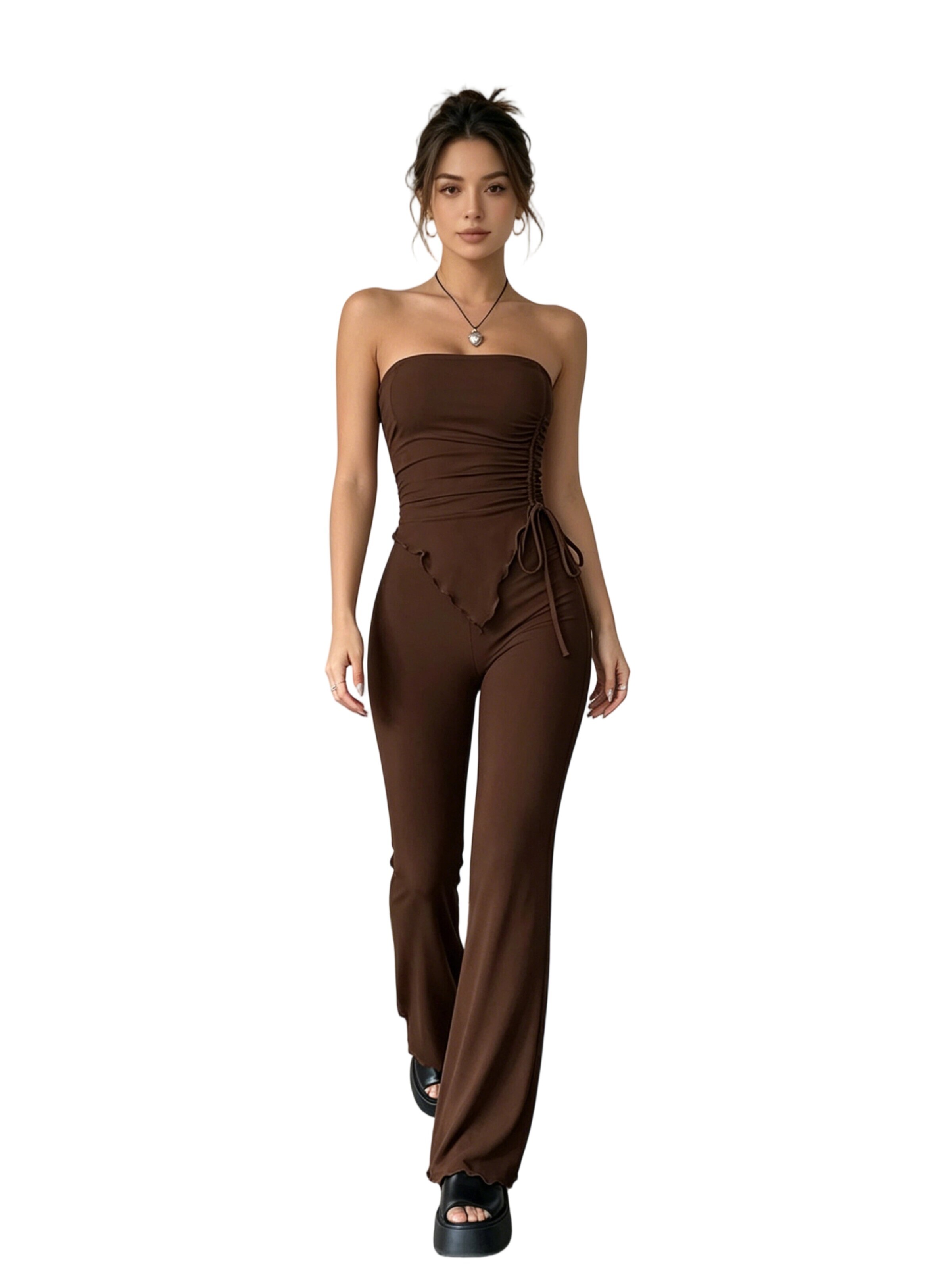 Yesfashion Suit in Brown