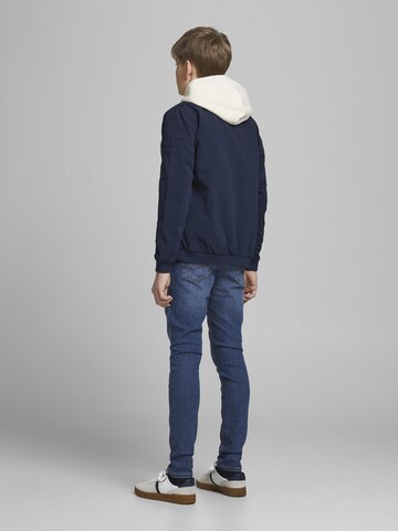 Jack & Jones Junior Between-Season Jacket 'JJERUSH' in Blue