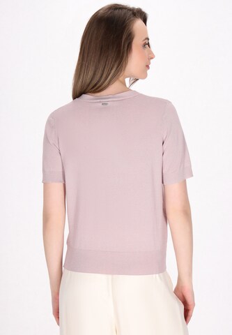 DreiMaster Klassik Свитер 'Classic Look' в Ярко-розовый