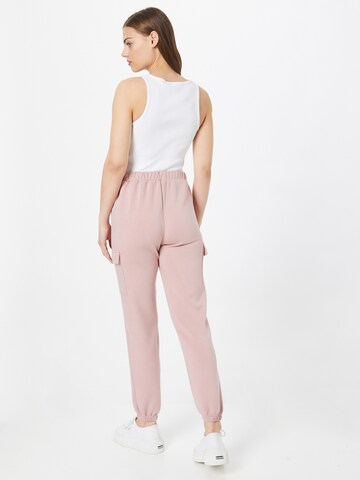 Warehouse - Tapered Pantalón cargo en rosa