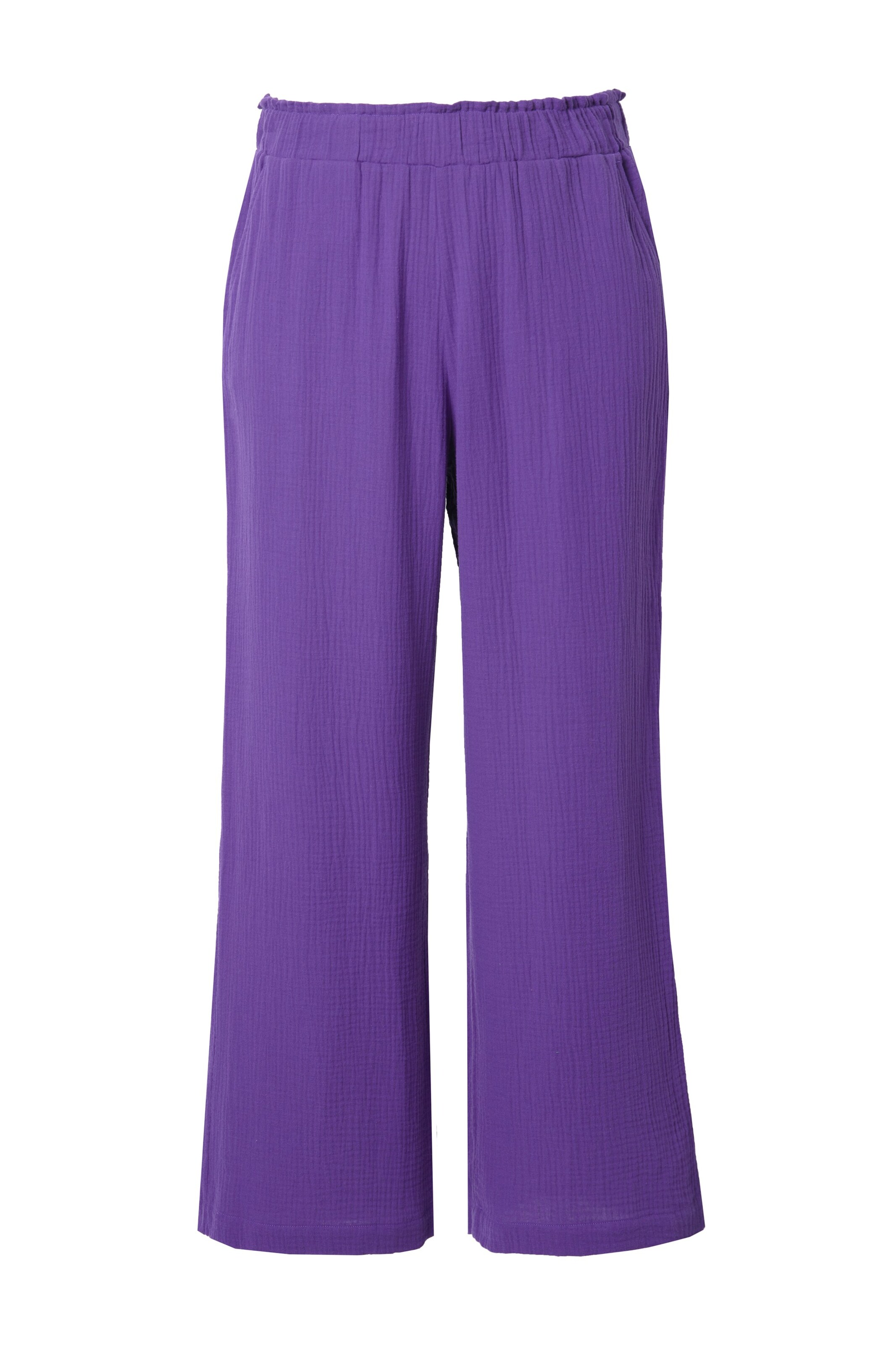 Studio Untold Wide leg Broek in Lila: voorkant