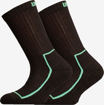 UphillSport Athletic Socks 'SAANA JR' in Black: front