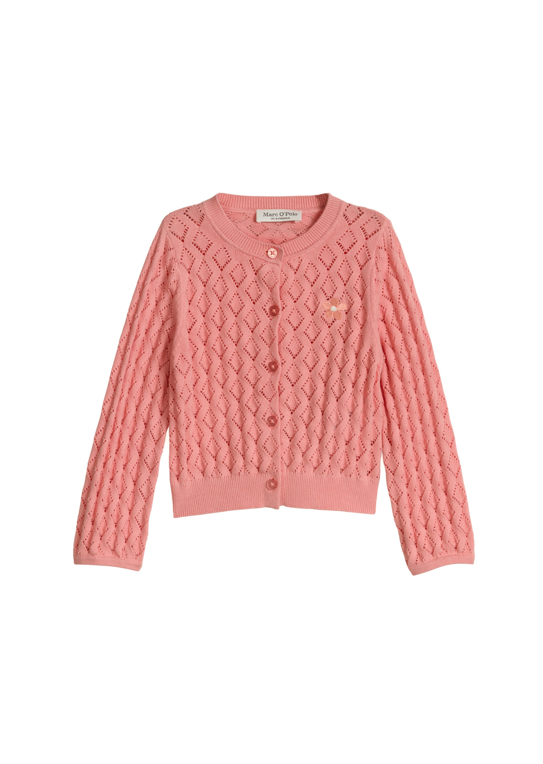 Marc O'Polo Gebreid vest in Rood: voorkant