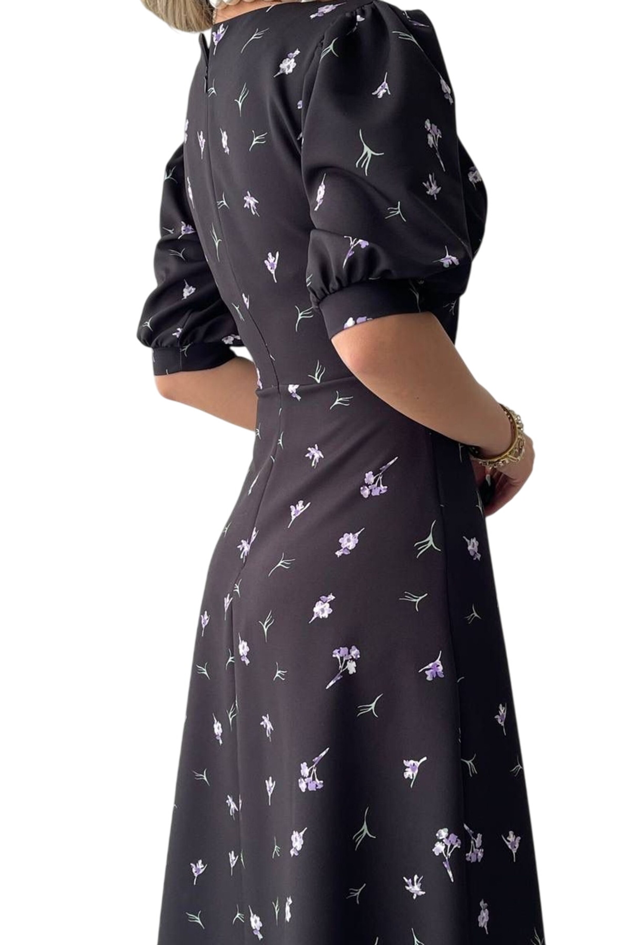WOMAN VISION Shirt dress in Black