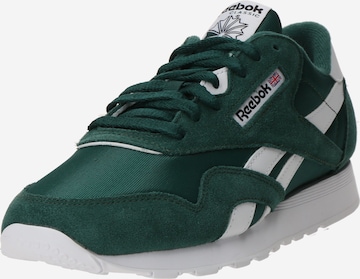 Sneaker bassa 'CLASSIC' di Reebok in verde: frontale