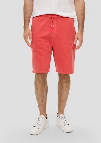 s.Oliver Loosefit Cargobyxa i orange: framsida