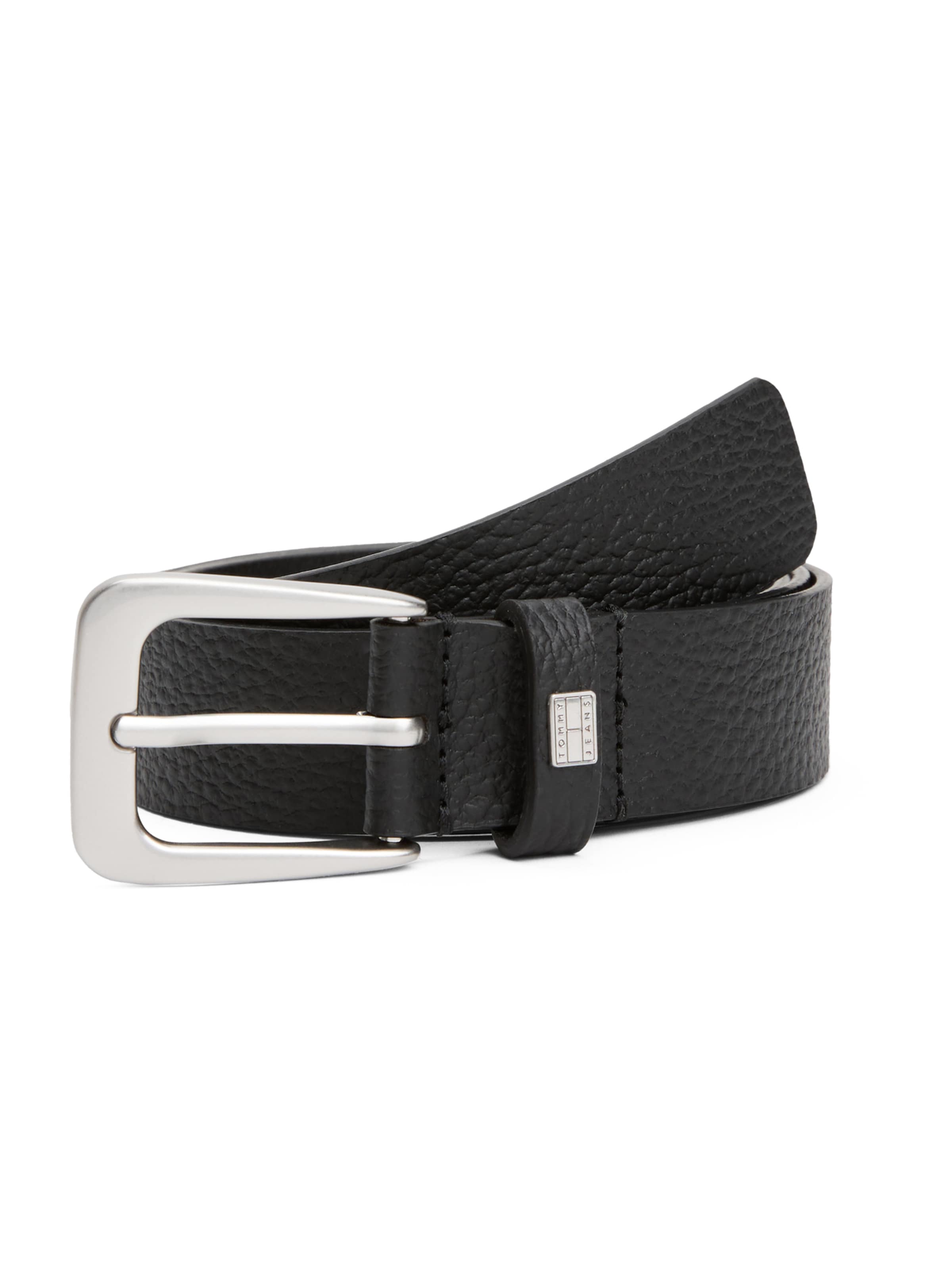 Tommy Jeans Ремень 'HERITAGE 3.0' в Черный: спереди