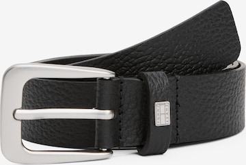 Curea 'HERITAGE 3.0' de la Tommy Jeans pe negru: față