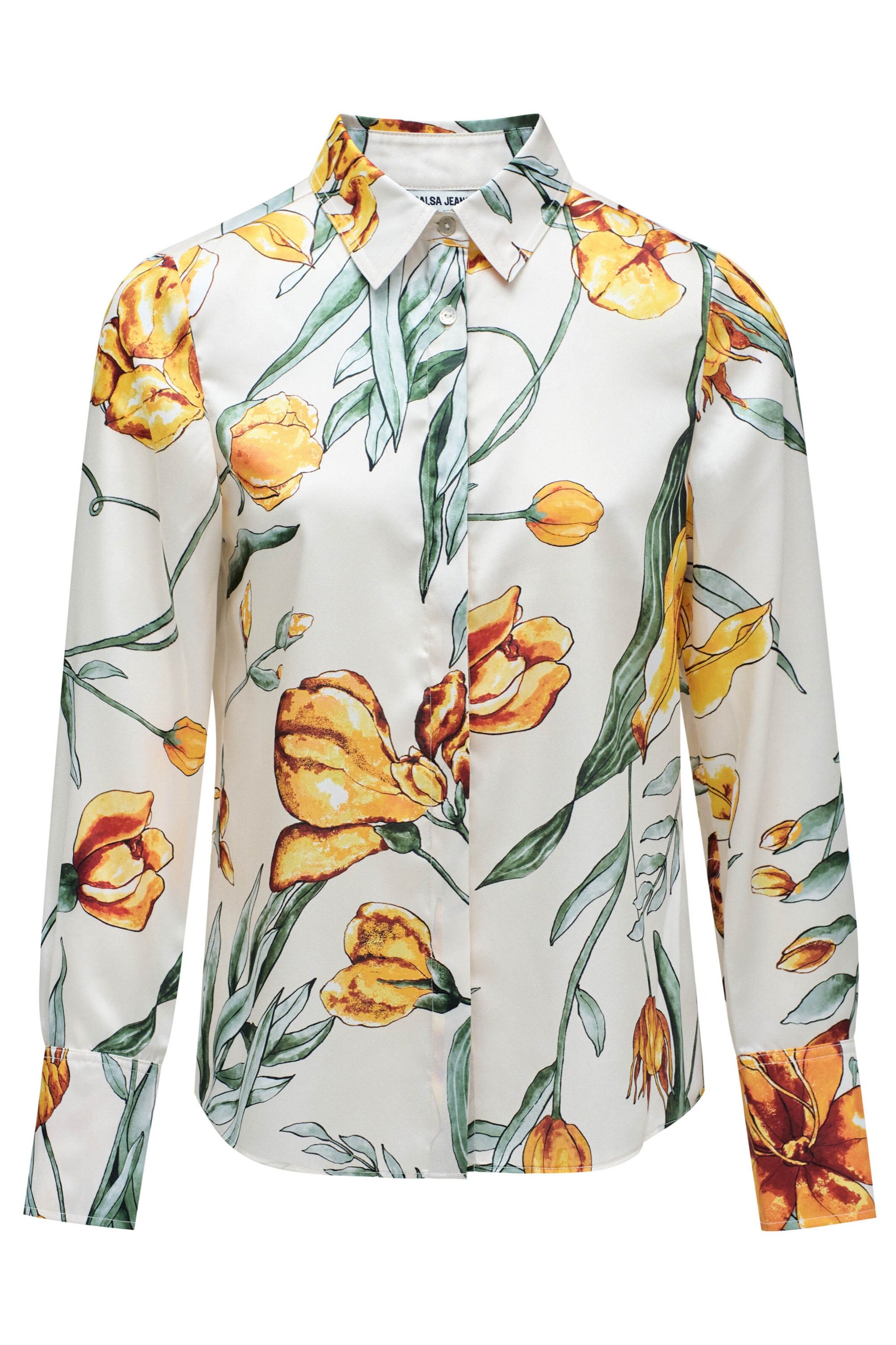 Salsa Jeans Hemd in Beige: Vorderseite