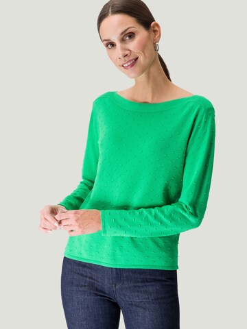 Pullover di zero in verde: frontale