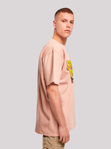F4NT4STIC Shirt 'Stranger Things Comic Heads Netflix TV Series' in Pink