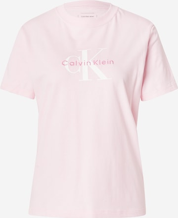 T-shirt 'HERO CLASSIC' Calvin Klein Jeans en rose : devant