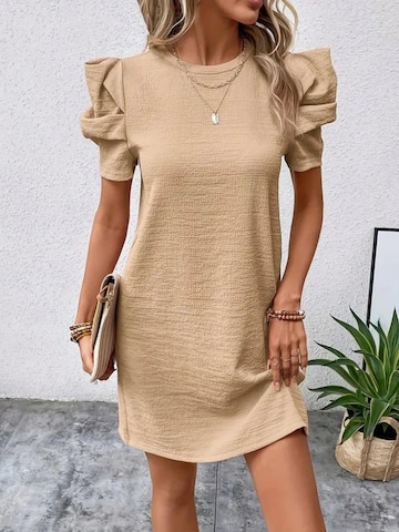 JANE's Dress in Beige: front