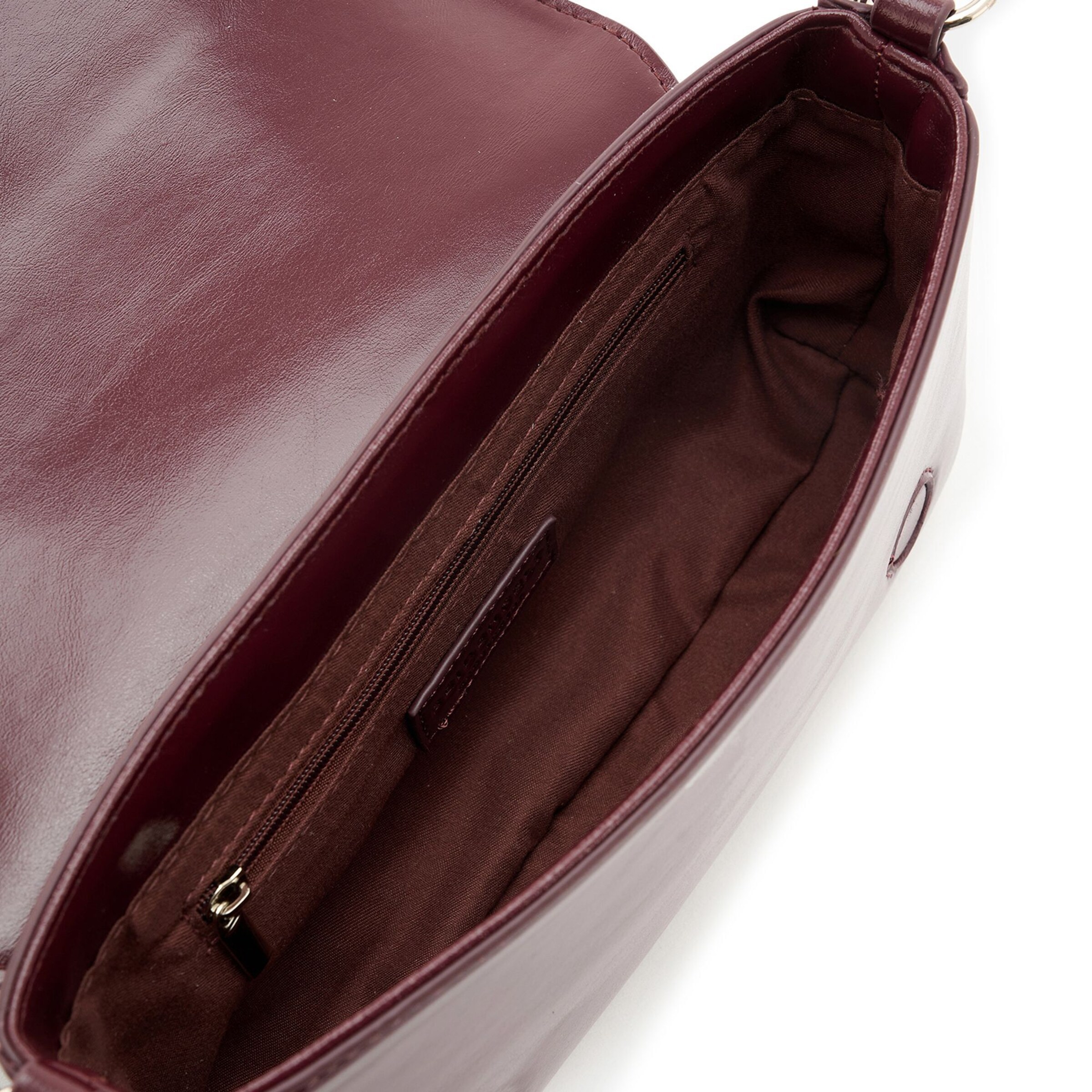 Seidenfelt Schoudertas 'Delary' in Rood