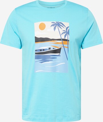 T-Shirt 'View Boat' WESTMARK LONDON en bleu : devant