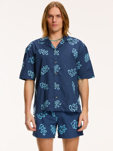 Fit confort Chemise Shiwi en bleu : devant