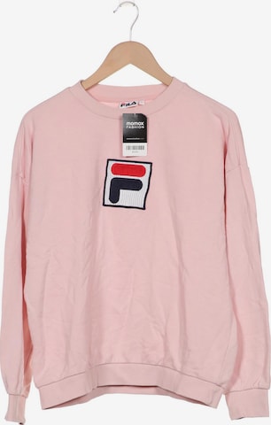 FILA Sweatshirt & Zip-Up Hoodie in L in Pink: front