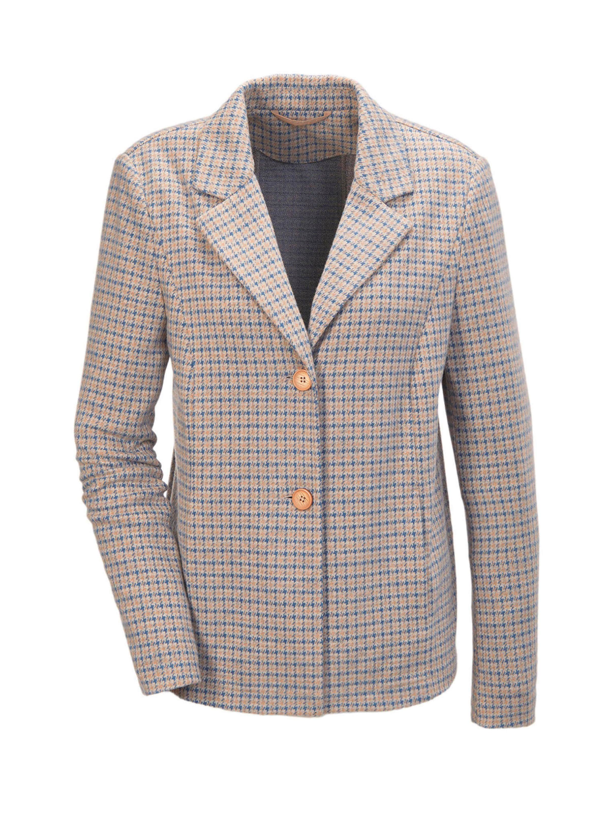 Goldner Blazer en beige clair / bleu, Vue avec produit