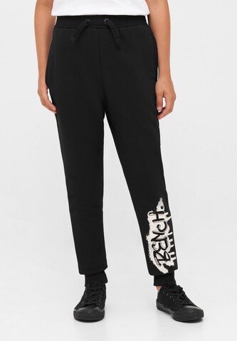 BENCH Tapered Pants in Black: front