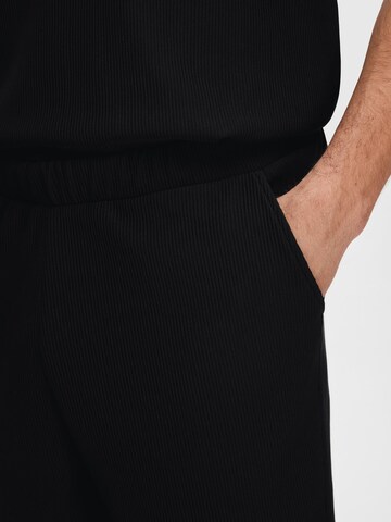 SELECTED Regular Broek in Zwart