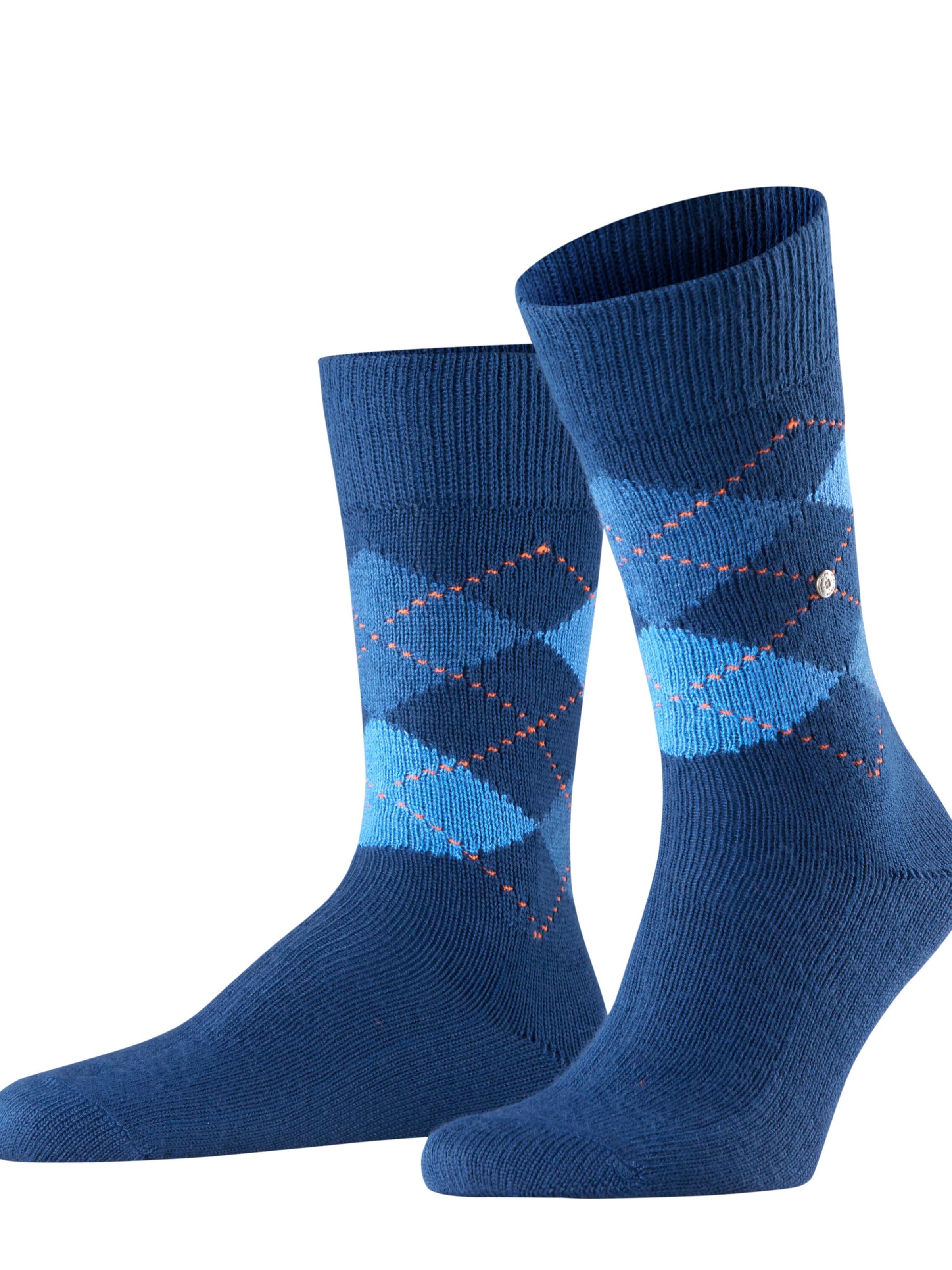 BURLINGTON Socks 'Preston' in Blue: front