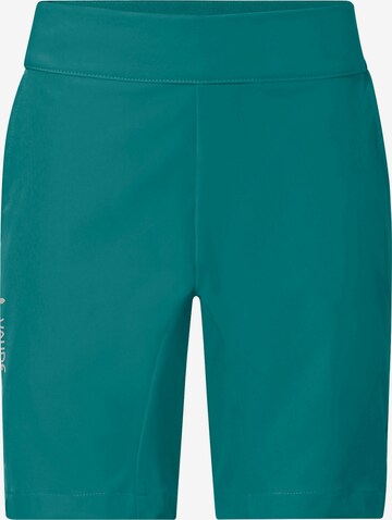 VAUDE Regular Athletic Pants in Green: front