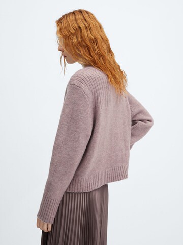 MANGO Sweater 'NIEVES' in Purple