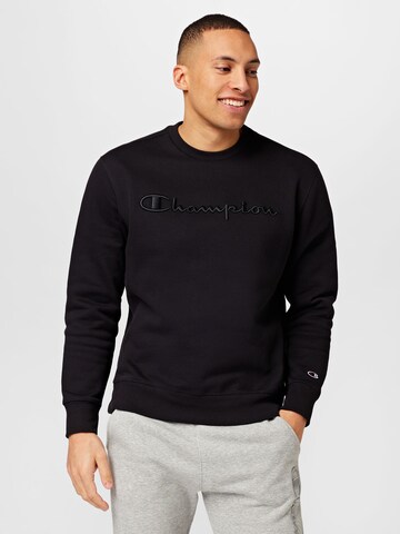 Sweat-shirt Champion Authentic Athletic Apparel en noir : devant