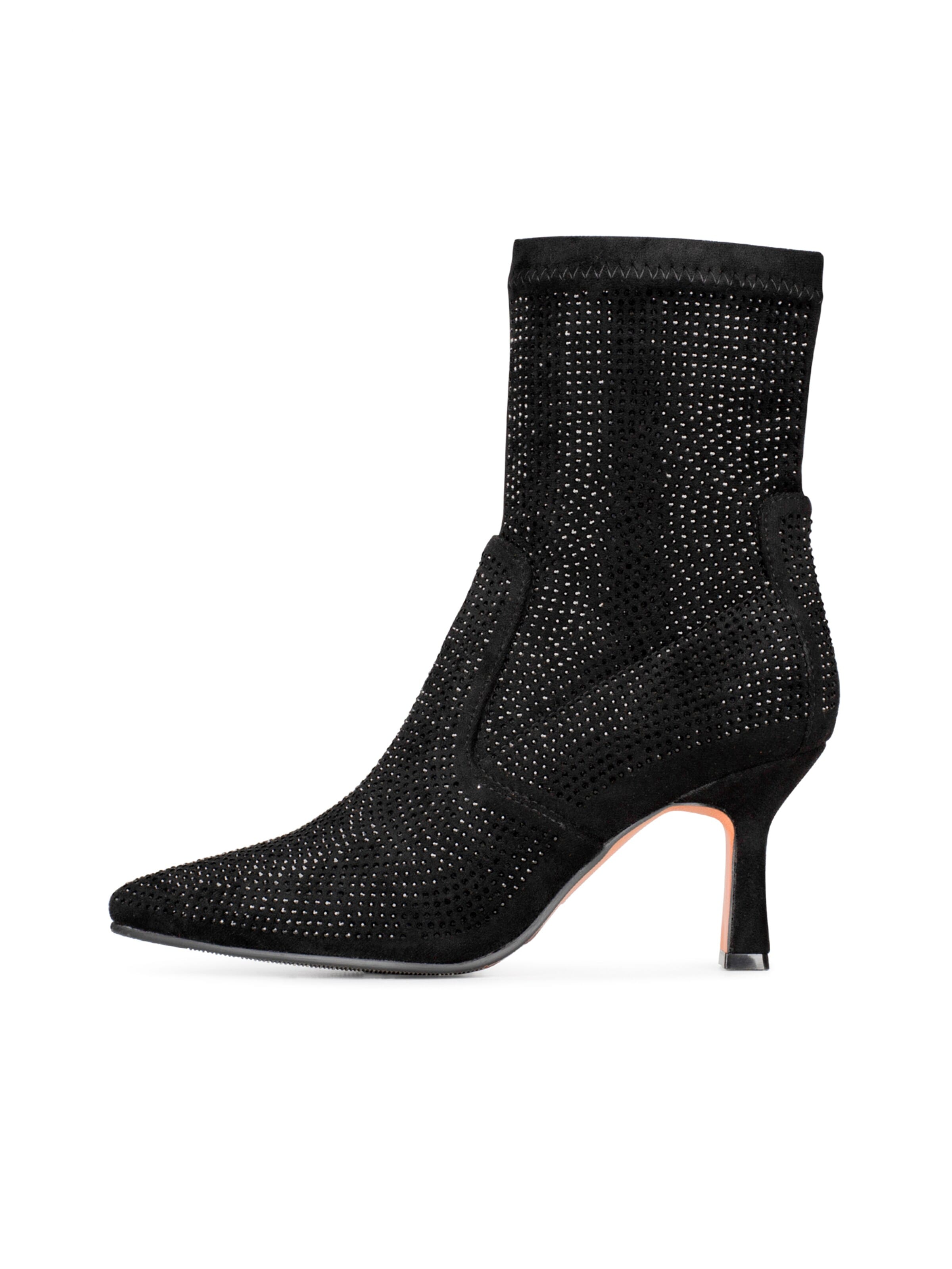 POSH by Poelman - Botines 'KIRA' en negro: frente