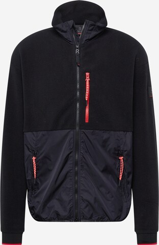 Bogner Fire + Ice Fleece Jacket 'SANDOR' in Black: front