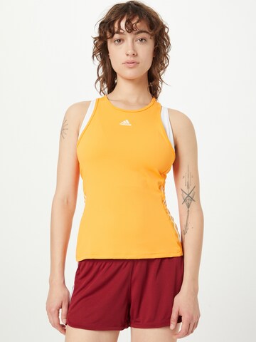 ADIDAS SPORTSWEAR Sporttop 'Hyperglam' in Oranje: voorkant