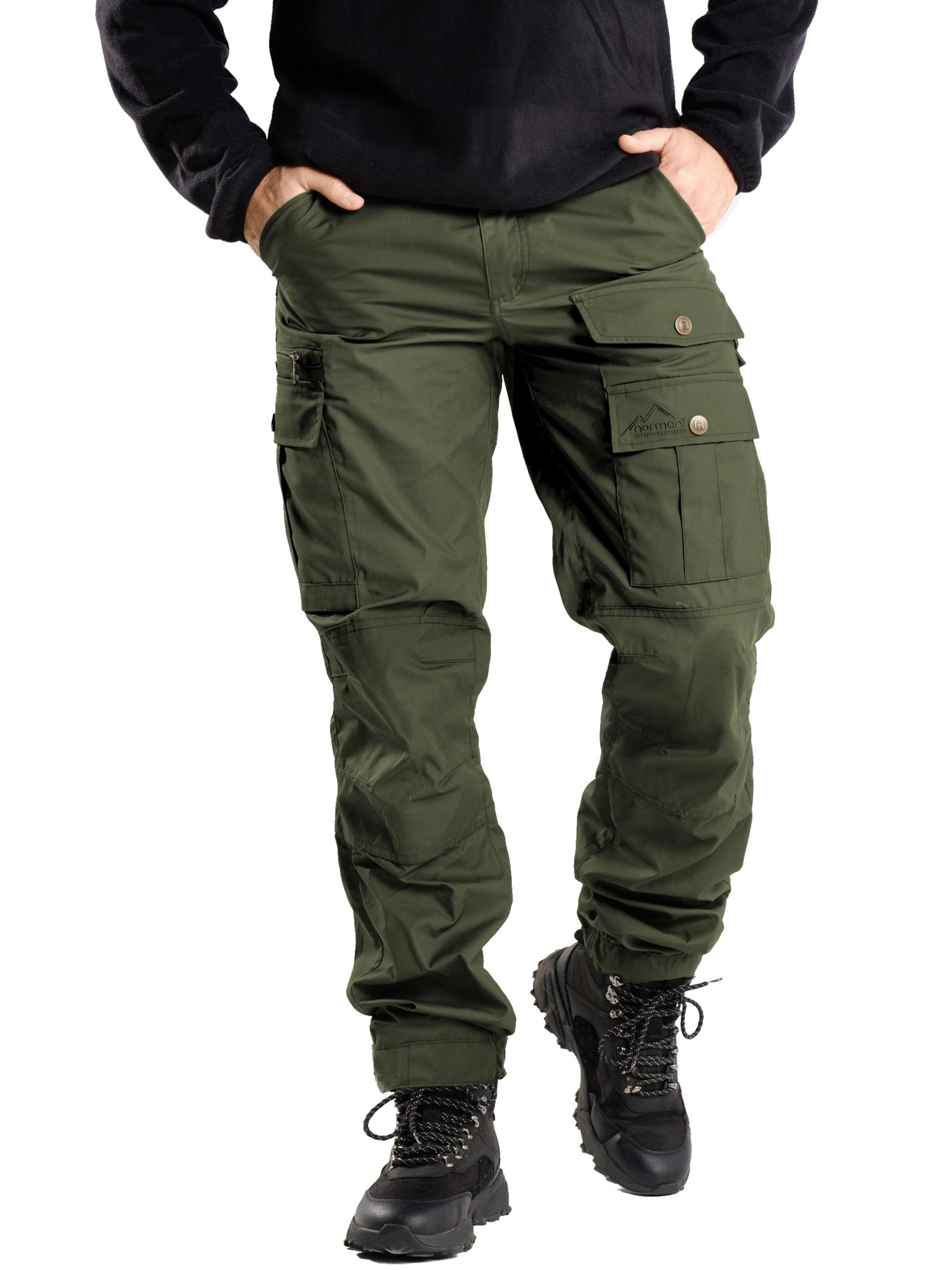 normani Regular Outdoorbroek 'Leviathan' in Groen